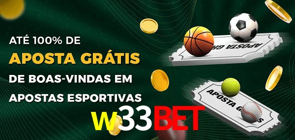w33bet Ate 100% de Aposta Gratis