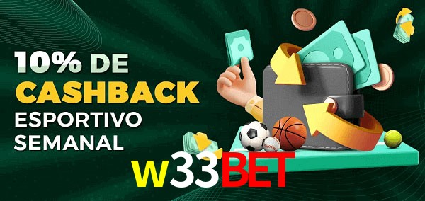 10% de bônus de cashback na w33bet